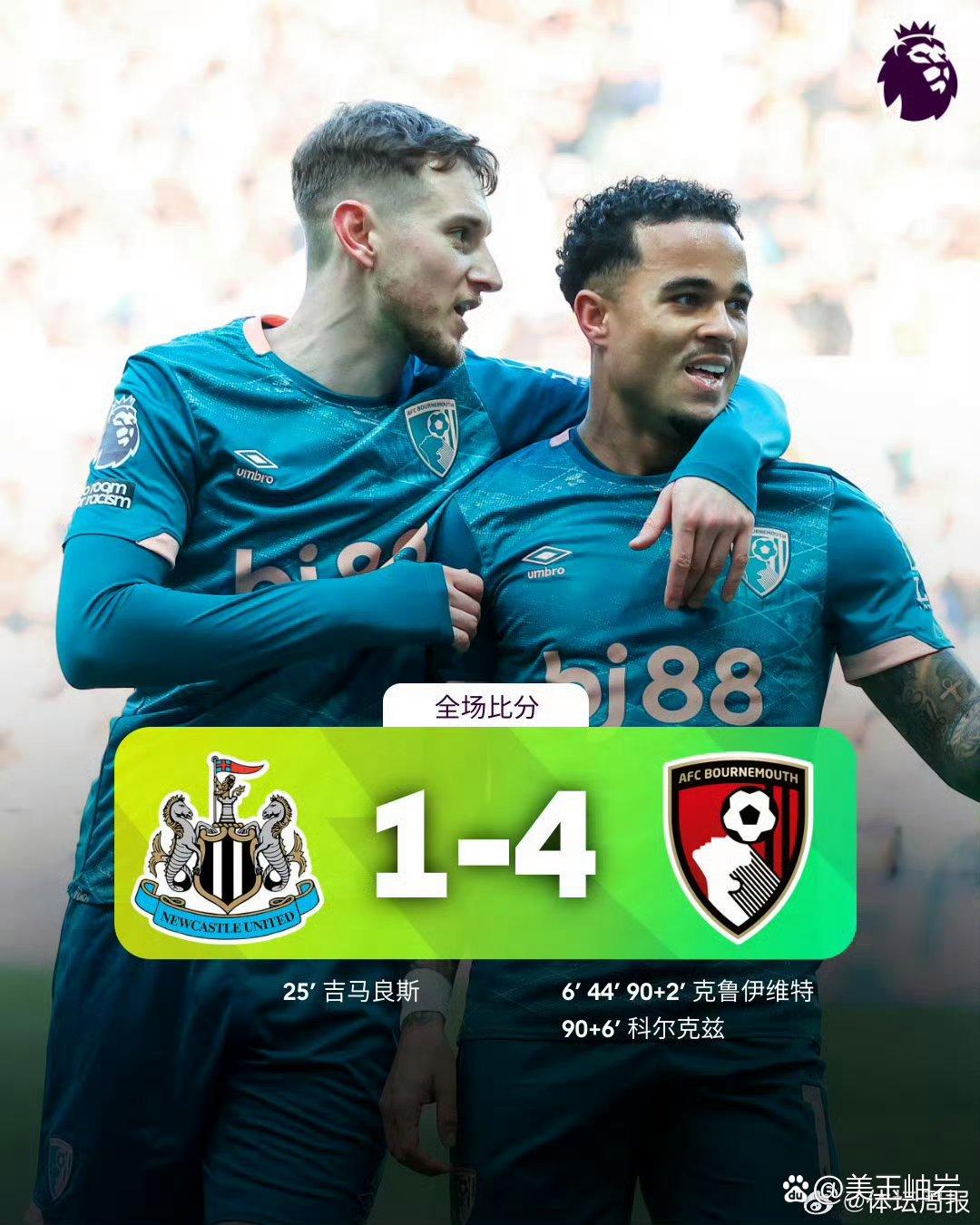 维根客场击败伯恩茅斯,豪取连胜 维根客场击败伯恩茅斯,豪取连胜